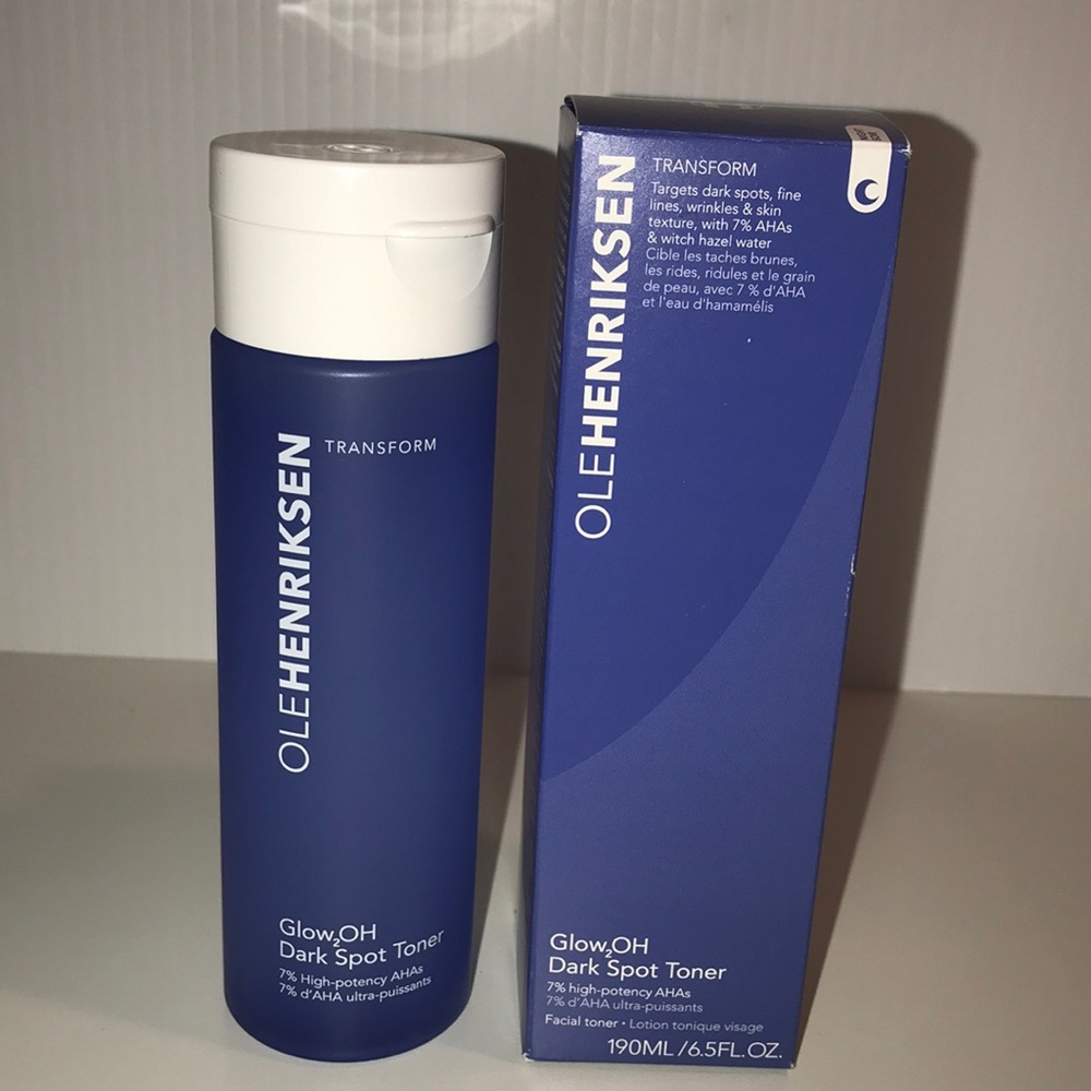 Ole Henriksen glow 2 OH dark spot toner 6.5oz NEW sealed bottle